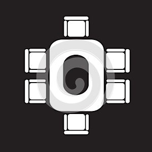 Conferance Business table Icon