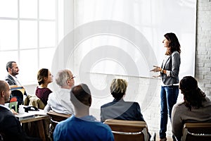 Conference Colleagues Business Communication Concept photo