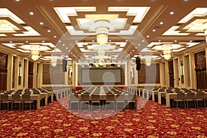 Conference hall in hotel