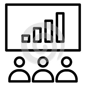 Conference hall Isolated Vector Icon which can easily modify