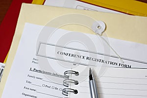 Conference registration form