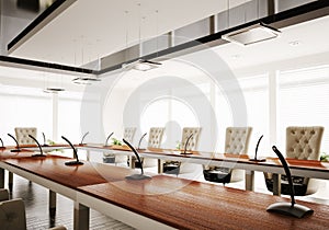 Conference room 3d render