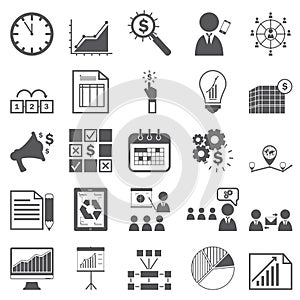 conference set. Vector illustration decorative design