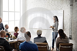 Conferenza formazione pianificazione lo studio istruire il negozio 