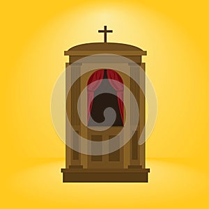 Confession booth