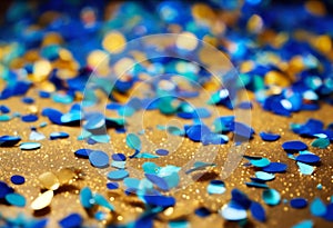 confete azul fundo confetti caindo Um serpentina carnavalesco com blue carny carnival holiday party merry background wallpaper photo