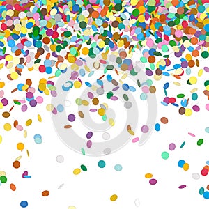 Confetti Background Template - Falling Chads Backdrop
