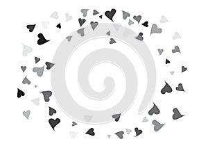 Confetti Hearts Frame