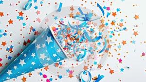 The Confetti Popper Celebration.AI generated image