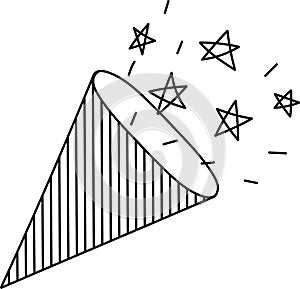 Confetti Popper Firecracker Lined