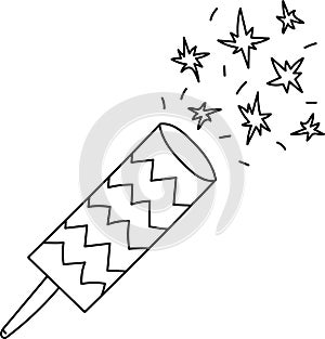 Confetti Popper Firecracker Lined