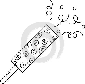 Confetti Popper Firecracker Lined