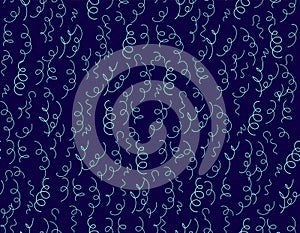 Confetti seamless pattern. Vector illustration