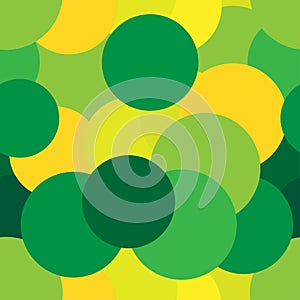 Confetti seamless pattern, vector illustration