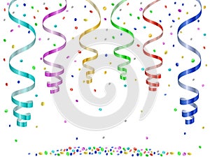 Confetti and serpentines