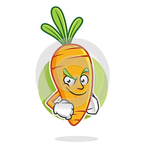 Confidence Carrot mascot, Carrot character, Carrot cartoon