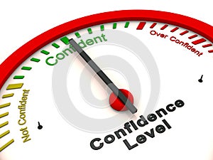 Confidence level meter