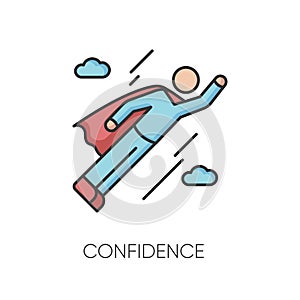 Confidence RGB color icon