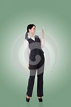 Confident asian business woman