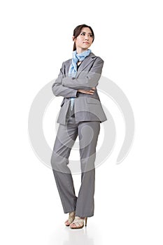 Confident Asian business woman