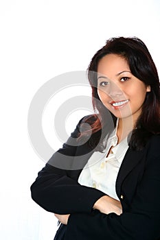 Confident Asian businesswoman photo
