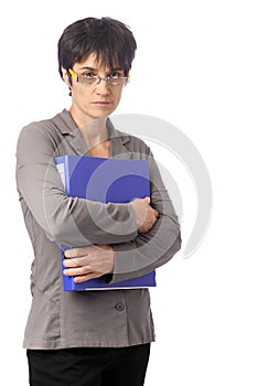 Confident business woman, arms crossed