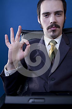 Confident businessman