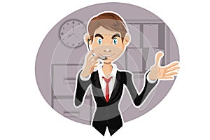 Confident Customer Service Representative