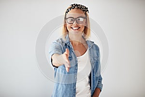 Confident group of diverse young entrepreneurs smiling