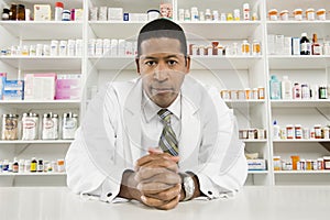 Confident Male Pharmacist