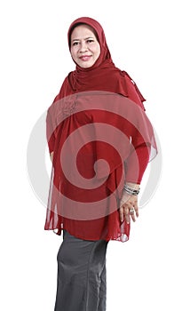 Confident Muslim woman