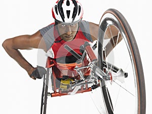 Confident Paraplegic Cycler photo