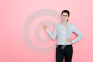 Confident professional office worker woman