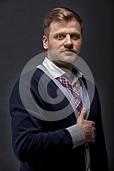 Confident and smart dressed man