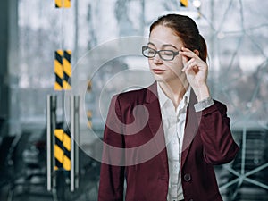 Confident teamlead successful career young woman