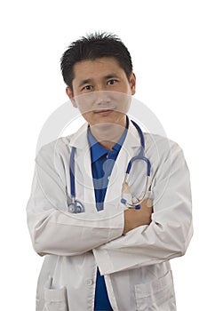 Confident young Asian Doctor