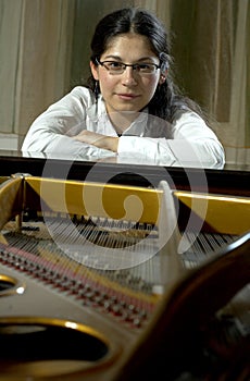 Confident Young Pianist photo