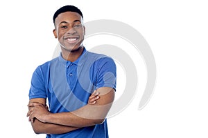 Confident young smart guy