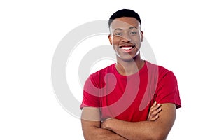 Confident young smart guy