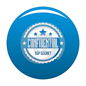 Confidental logo, simple style.