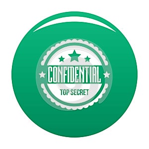 Confidental logo, simple style.