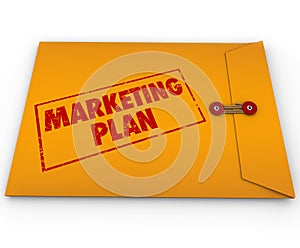 Confidential Marketing Plan Envelope Secret Strategy