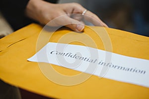 Confidential and private document office