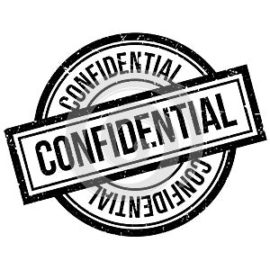 Confidential rubber stamp