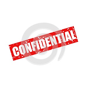 Confidential rubber stamp