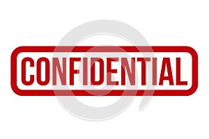 Confidential Rubber Stamp Vector Illustration