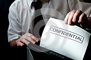 Confidential shredder