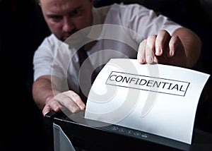 Confidential shredder