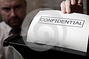 Confidential shredder