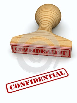 Confidential stamp